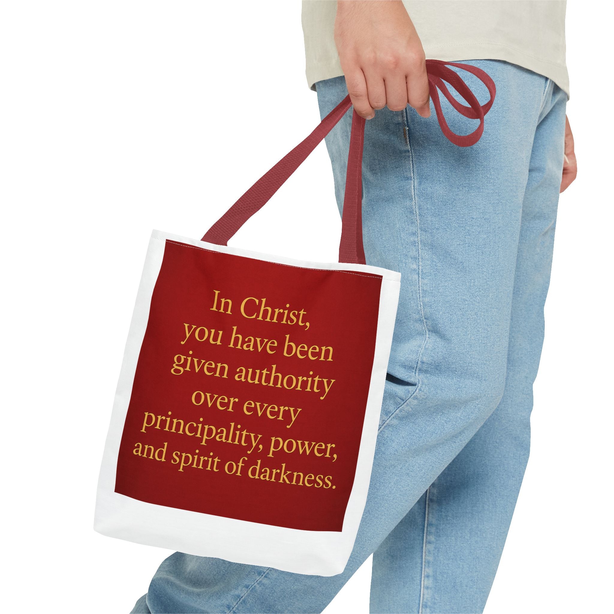Faith-Inspired Tote Bag, Scripture Bag