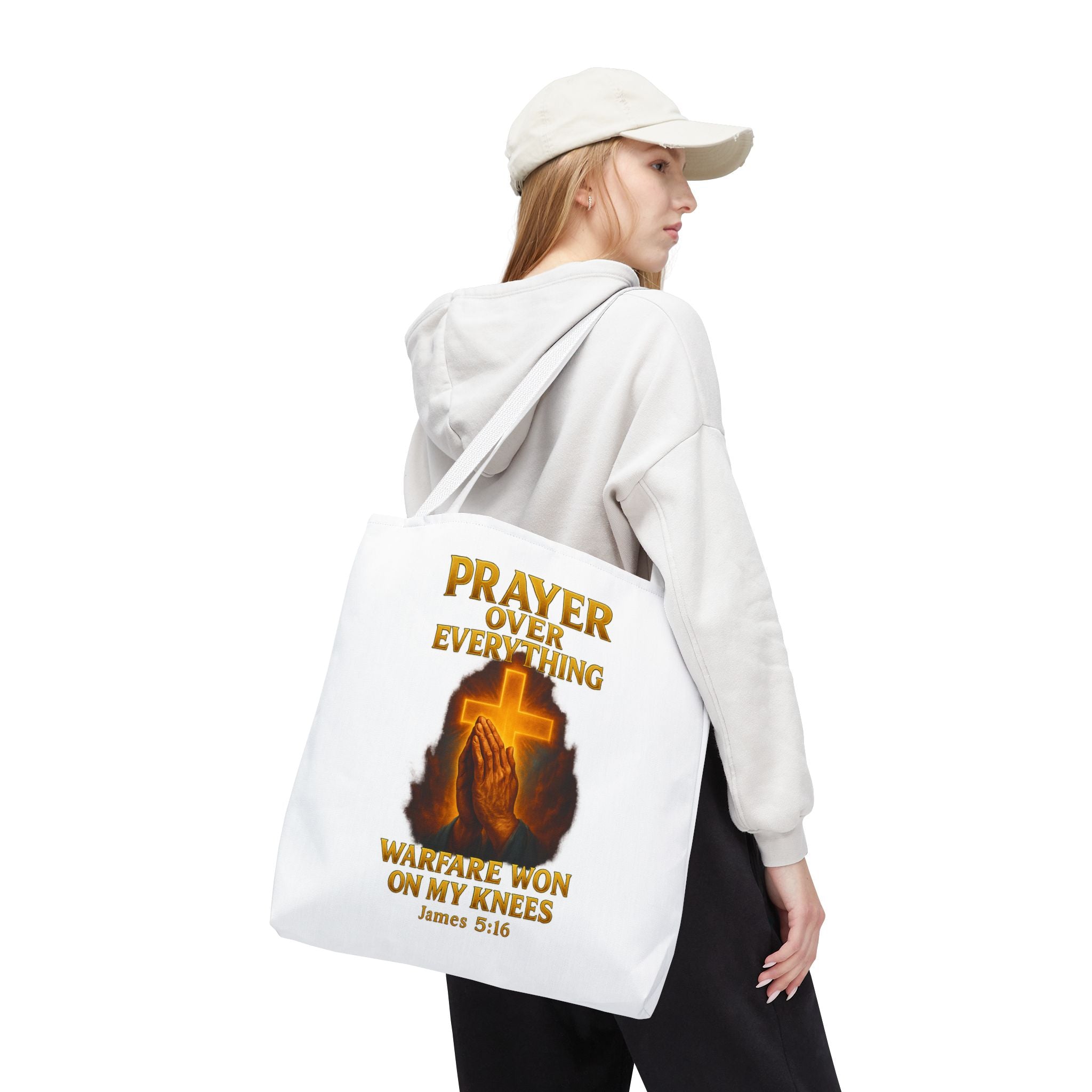 Prayer Motivational Tote Bag