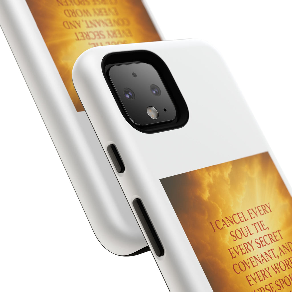 Inspirational Phone Case: Walk in Freedom and Fire