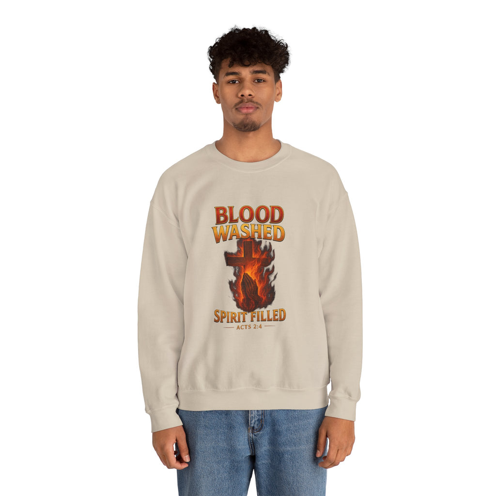 Blood Washed Spirit Filled Sweatshirt