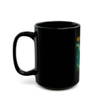 Sea Splitter Illustrated Black Mug