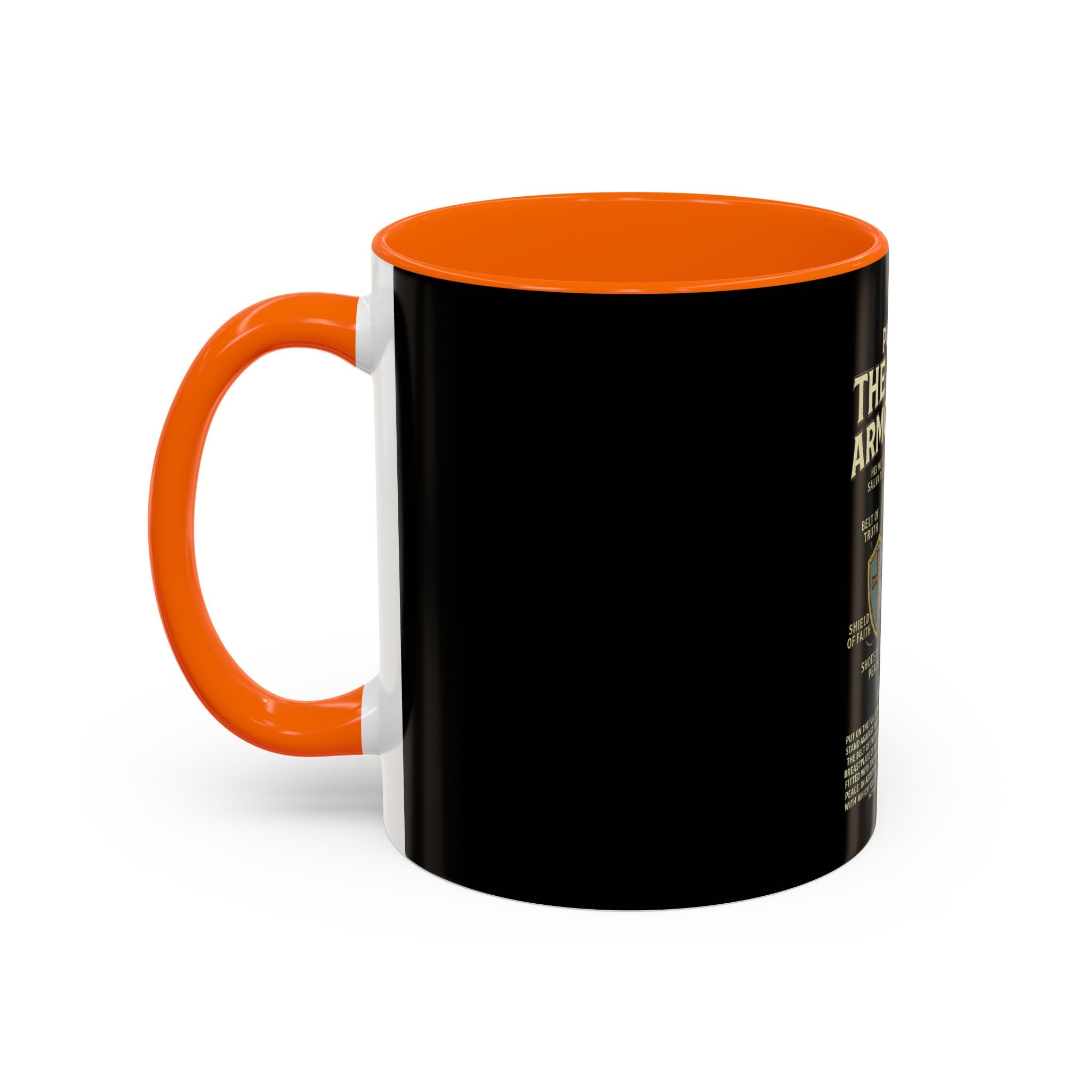 Faith-Inspired Black Coffee Mug