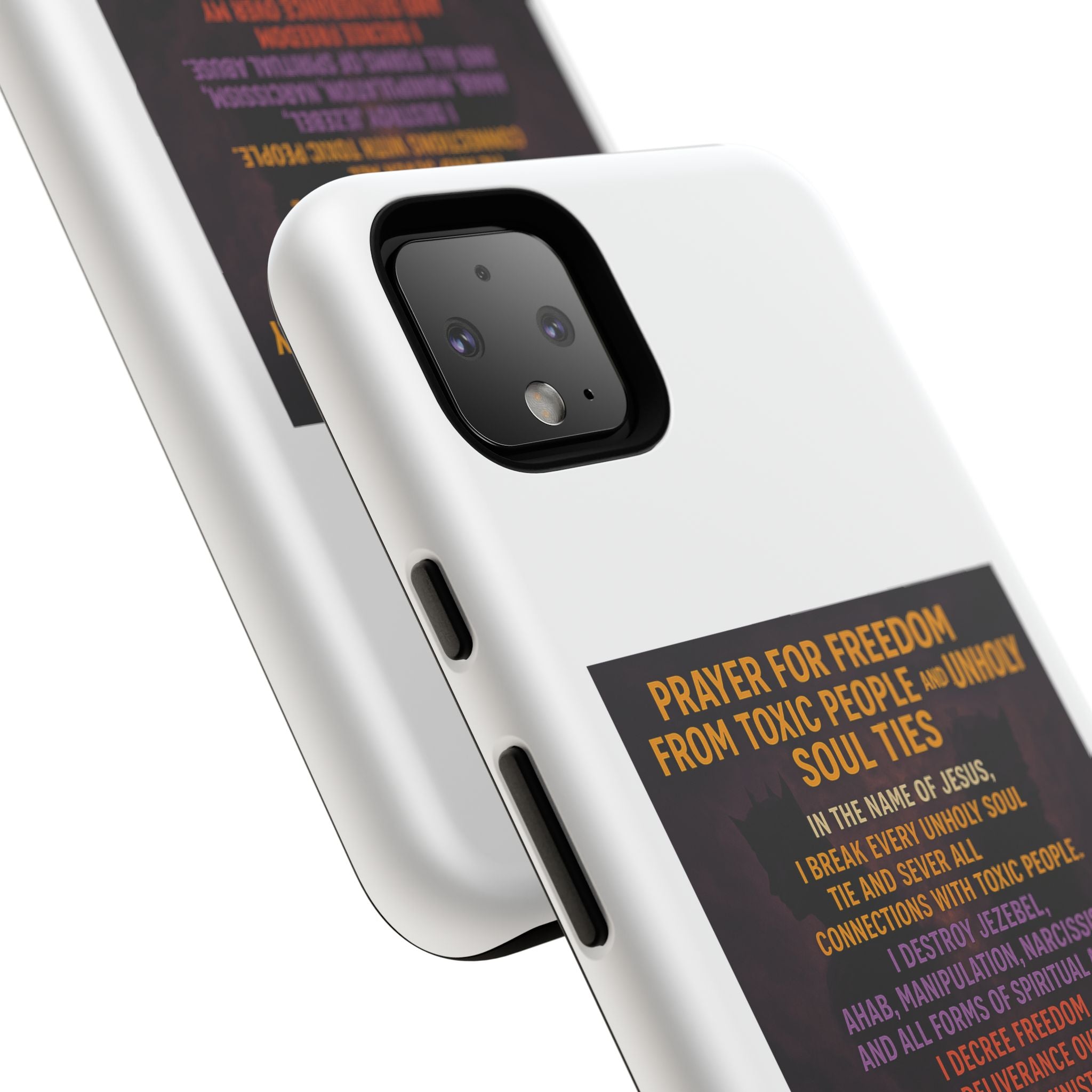 Tough Cases: Empowering Phone Case with Inspirational Prayer