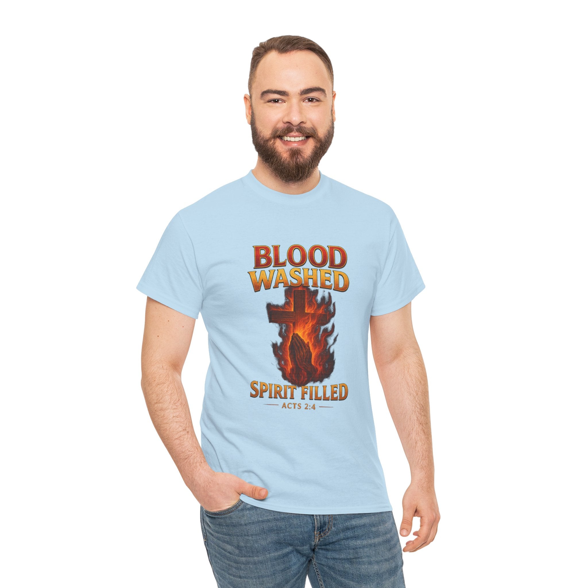 Faith-Inspired Unisex Heavy Cotton Tee