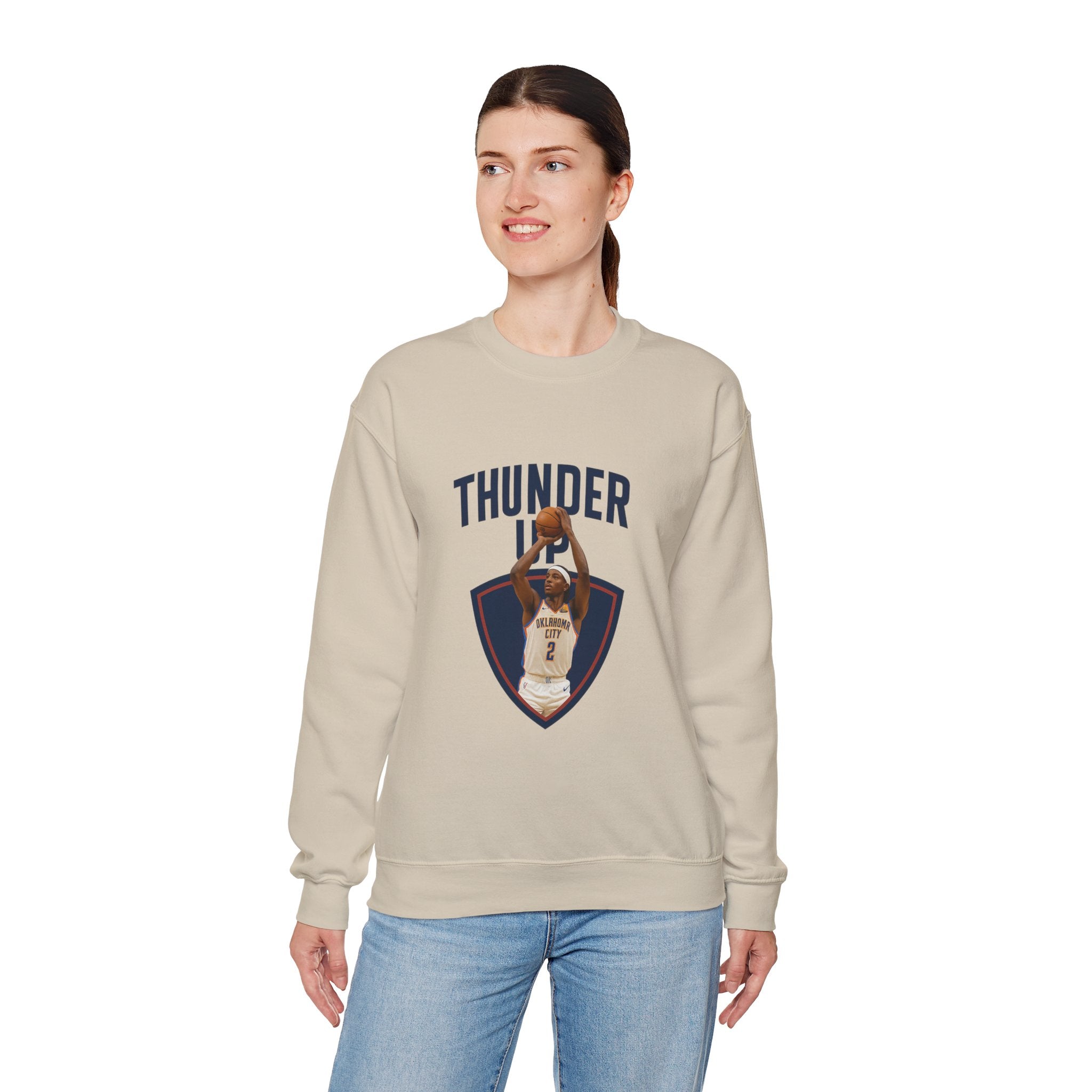 Thunder Up! Unisex Heavy Blend Crewneck Sweatshirt