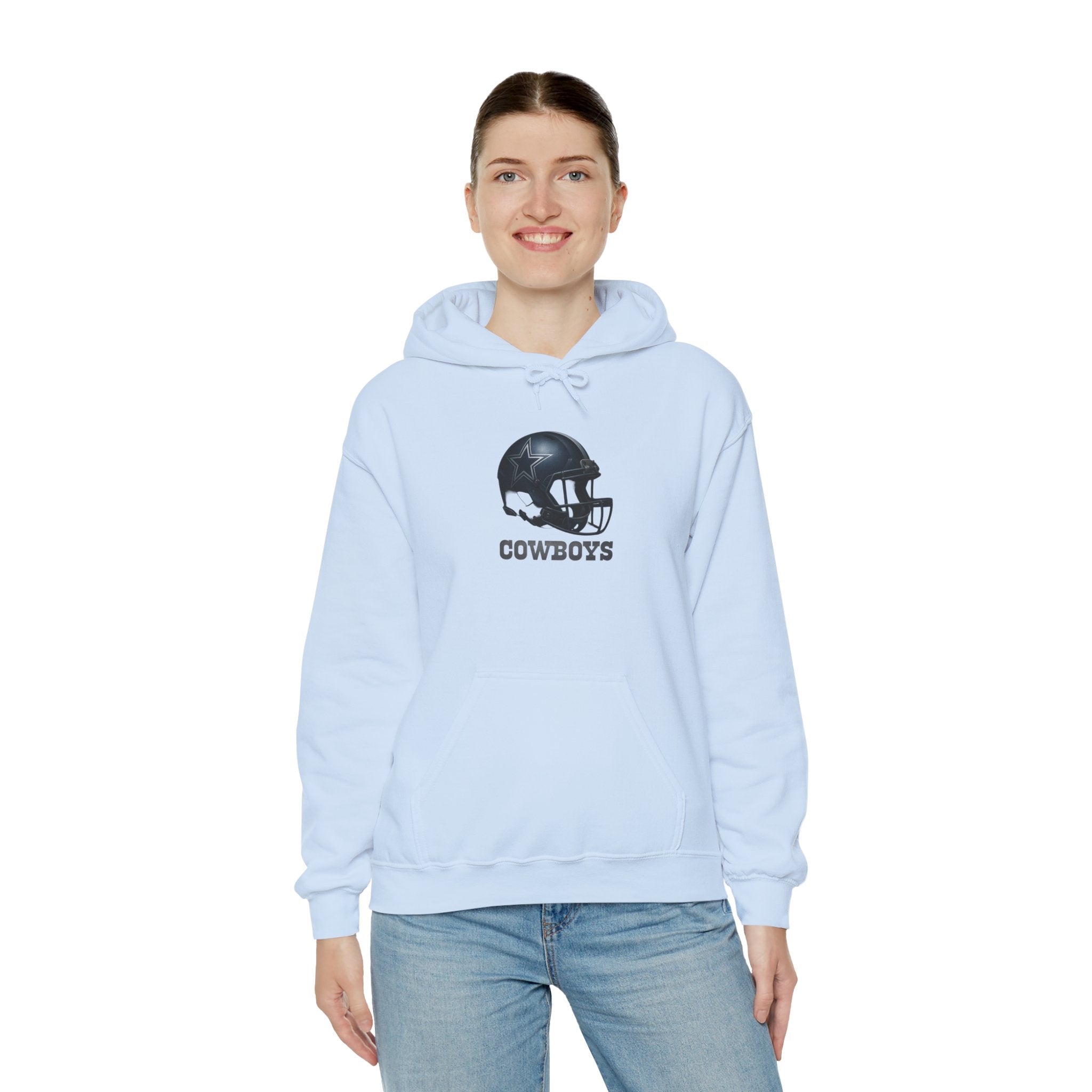 Cowboys Football Hoodie - Unisex Heavy Blend Sweatshirt, Team Spirit Wear, Game Day Apparel, Gift for Fans, Cozy Sportswear