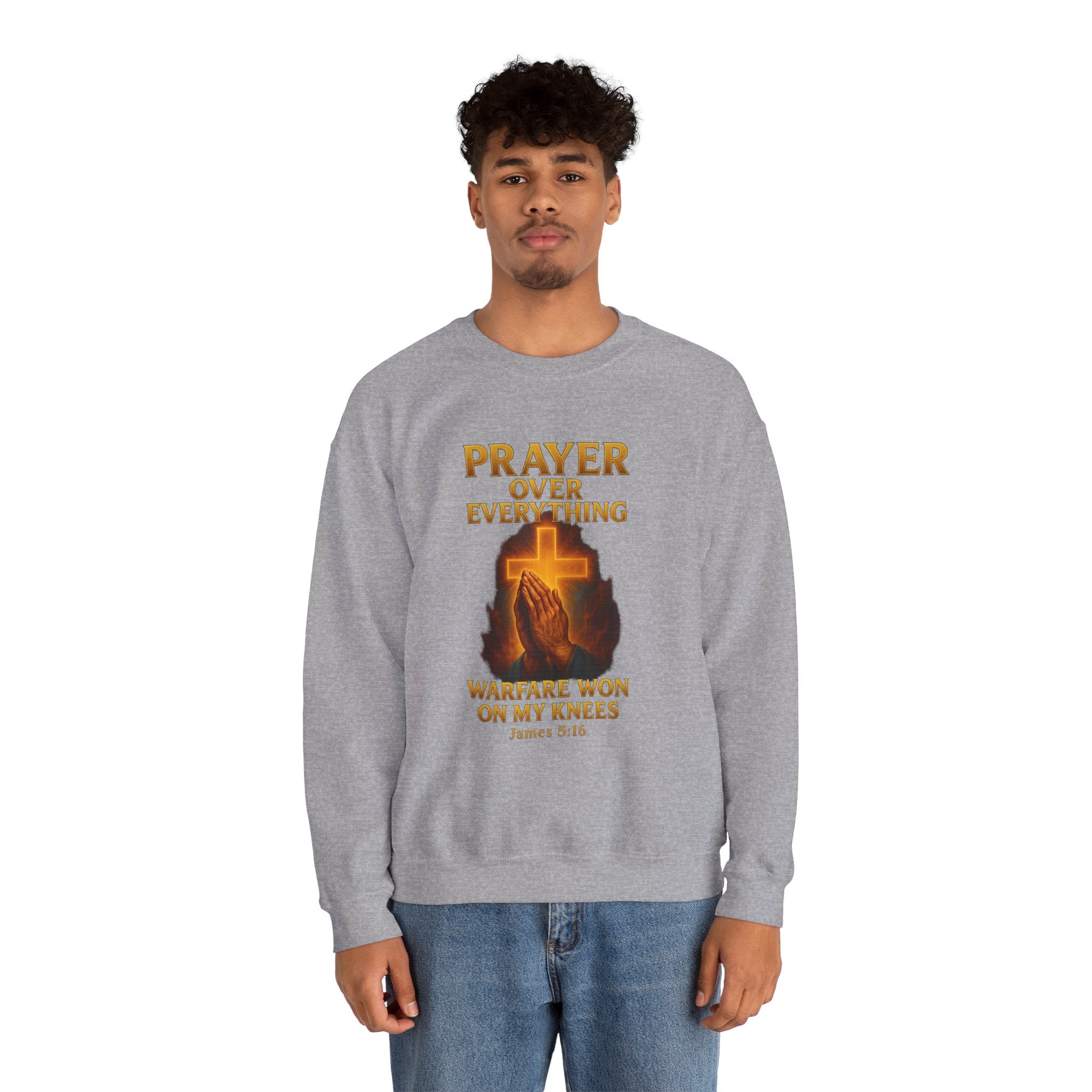 Prayer Over Everything Crewneck Sweatshirt
