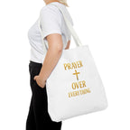 Faith-Inspired Tote Bag - "Prayer Over Everything"
