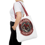 Oklahoma Champions Tote Bag, Sports Fan Tote