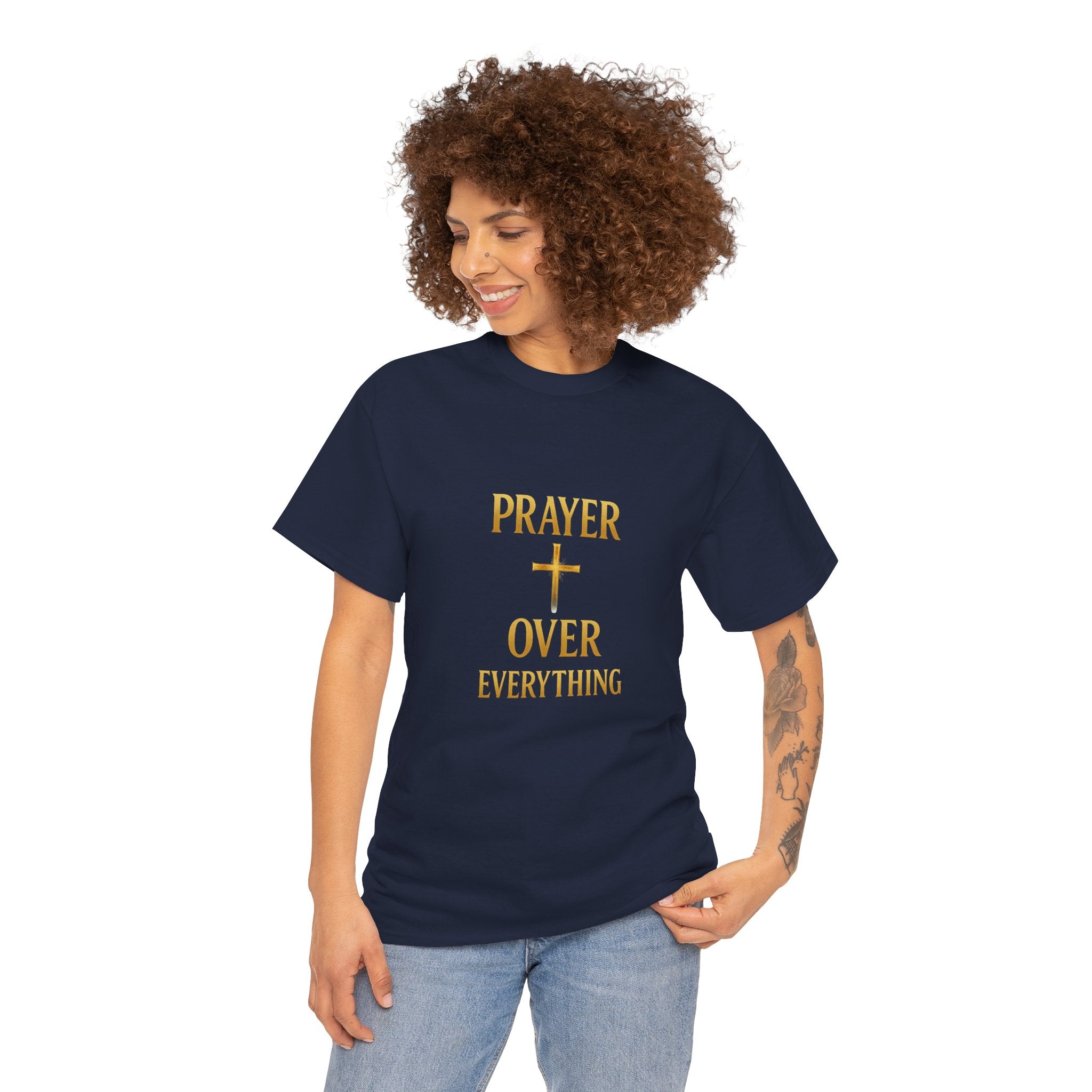 Prayer Over Everything Unisex Heavy Cotton Tee