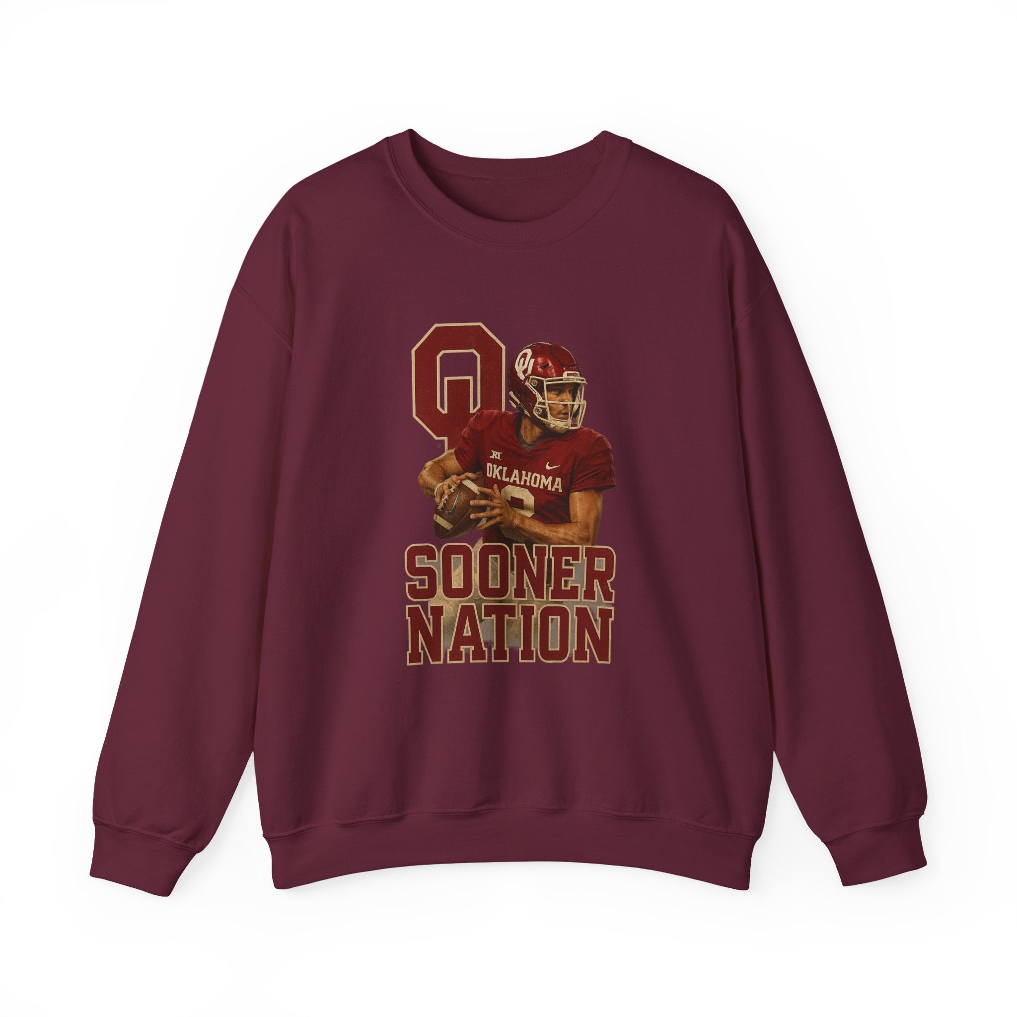 Bold Sooner Nation Crewneck Sweatshirt