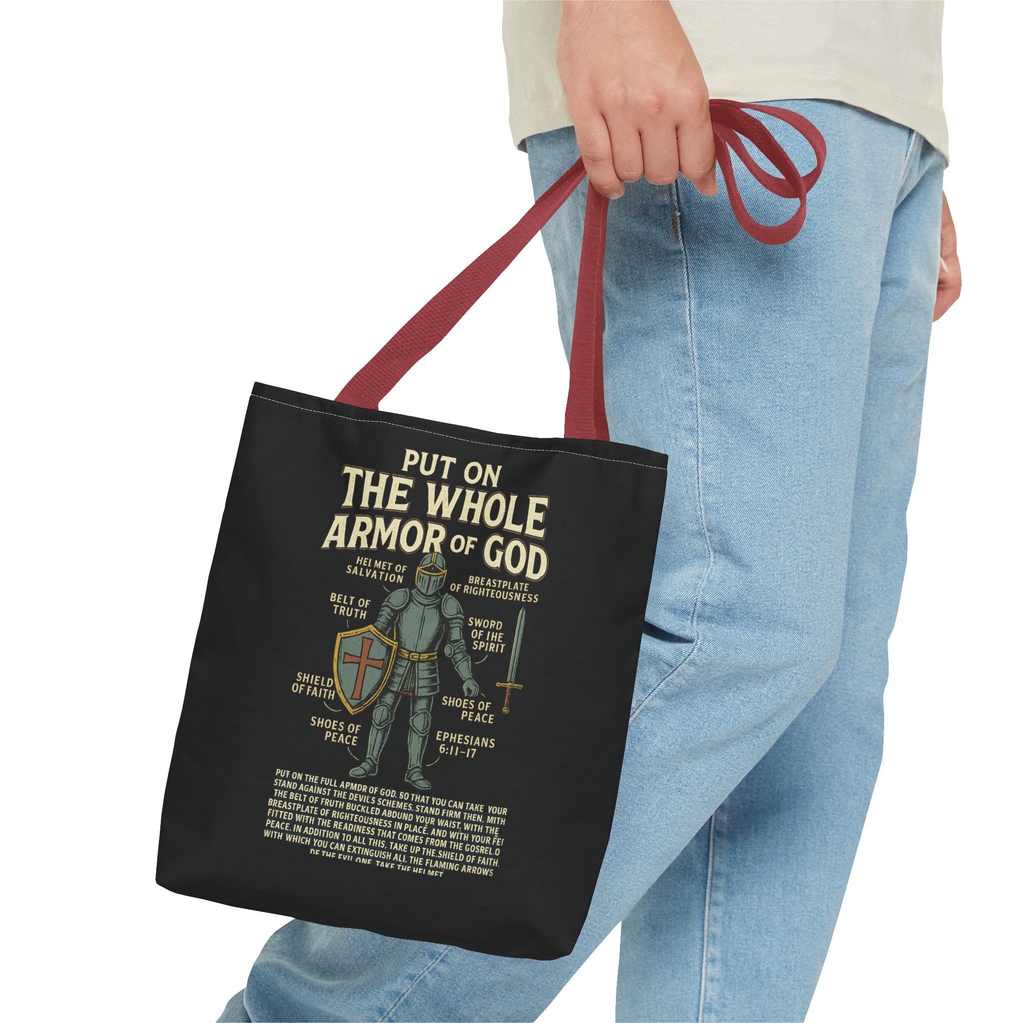Inspirational Armor of God Tote Bag