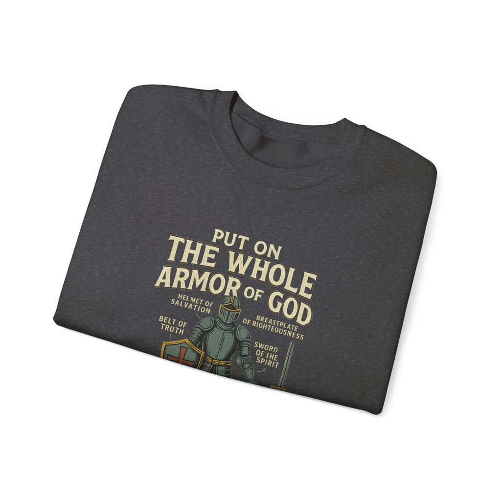 Faith-Inspired Armor of God Crewneck Sweatshirt