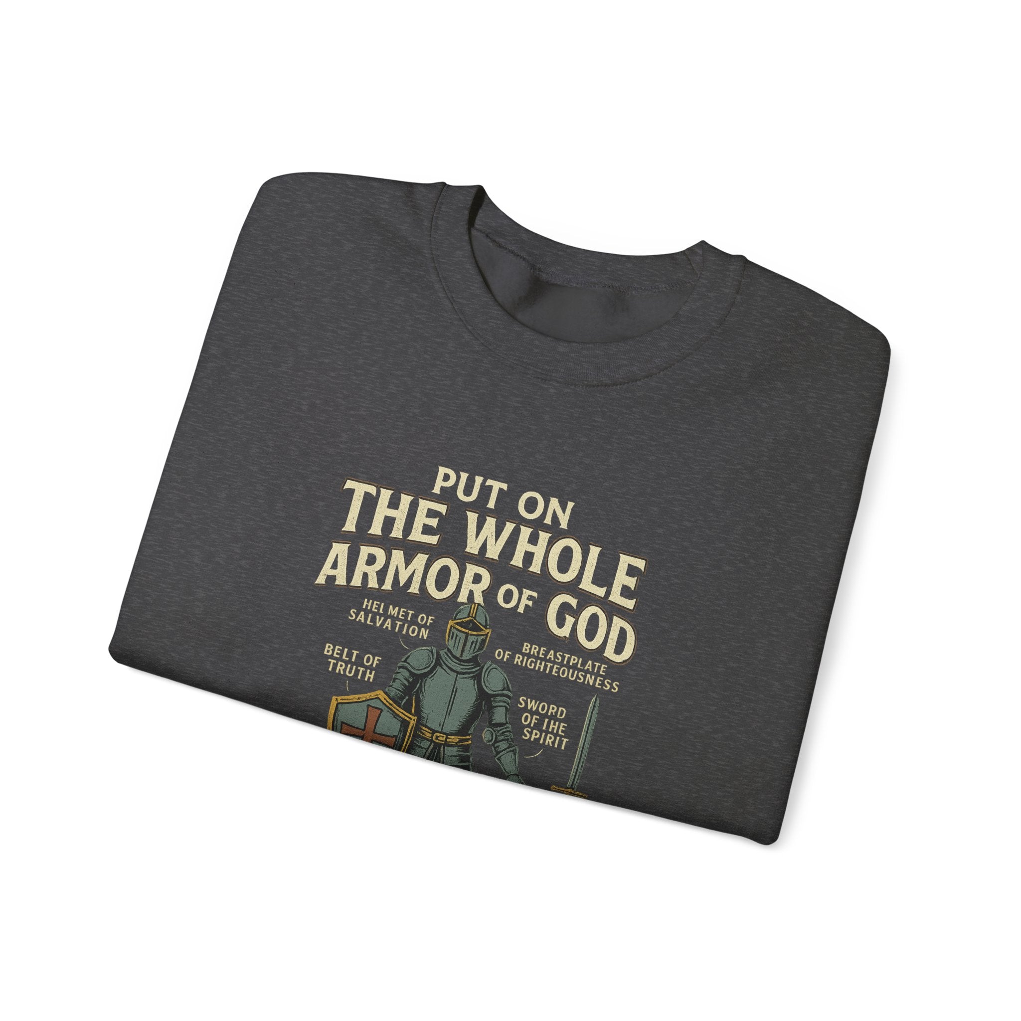 Faith-Inspired Armor of God Crewneck Sweatshirt