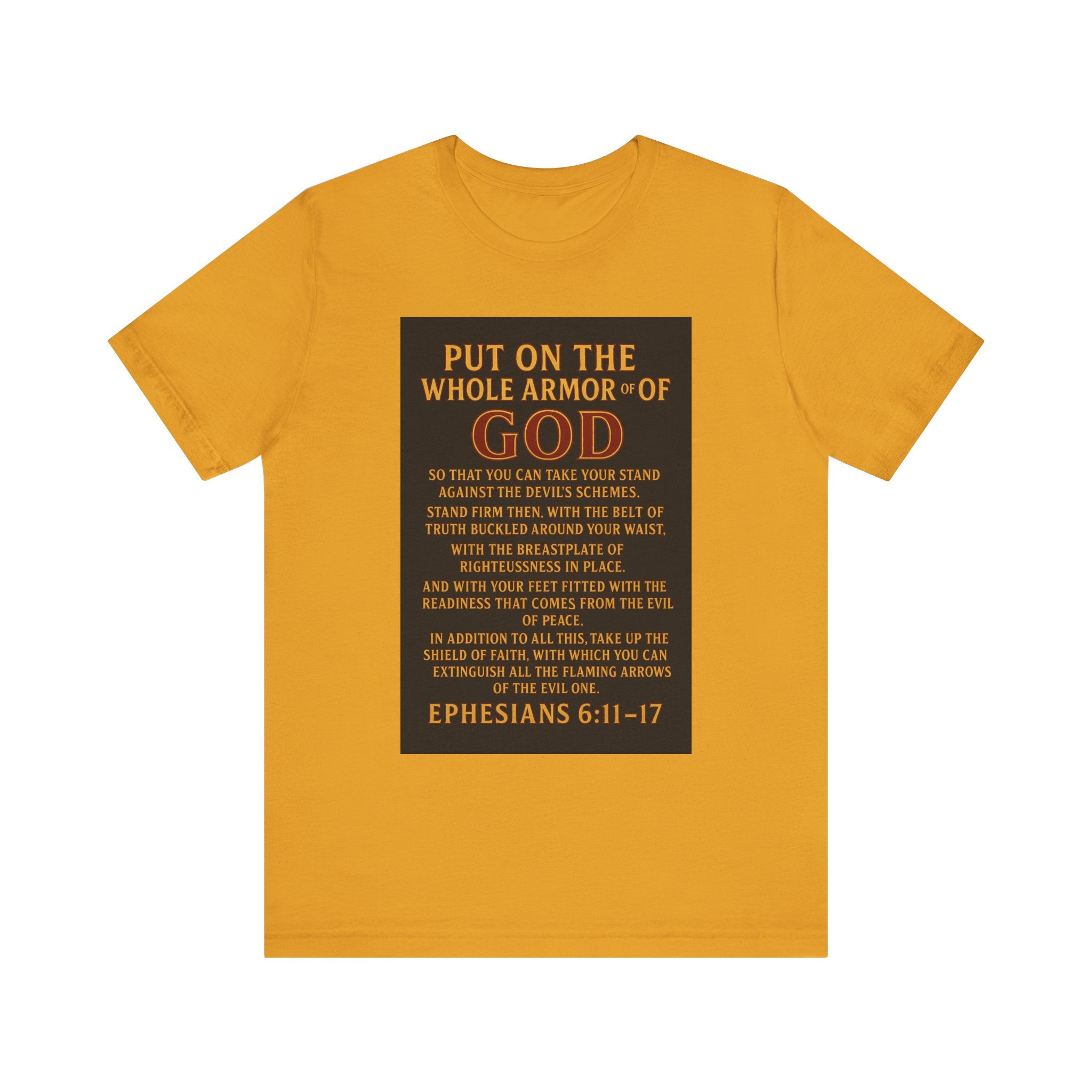 Faith-Inspired Short Sleeve Tee -Shirt
