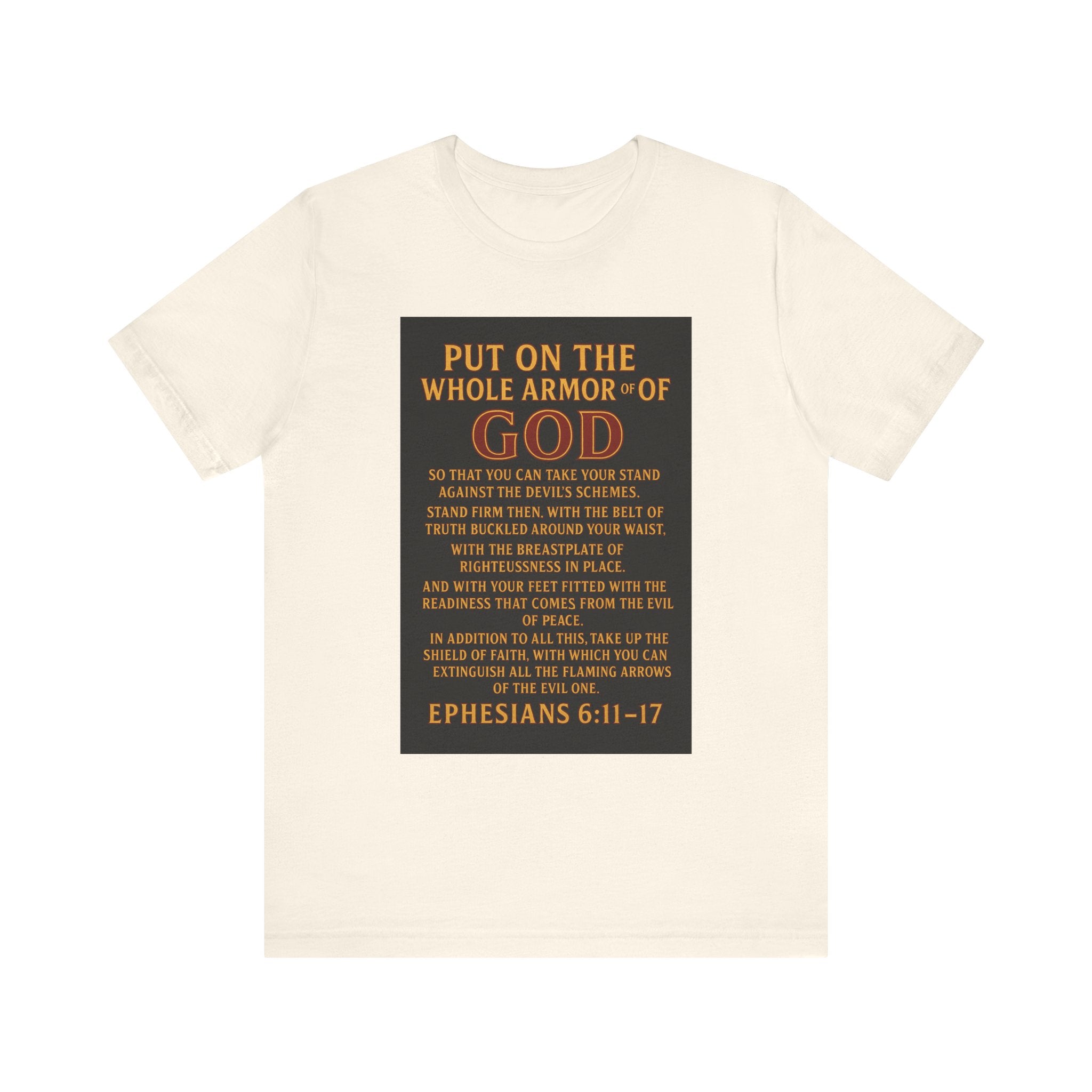 Faith-Inspired Short Sleeve Tee -Shirt