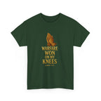 Warfare Won on My Knees Unisex Tee
