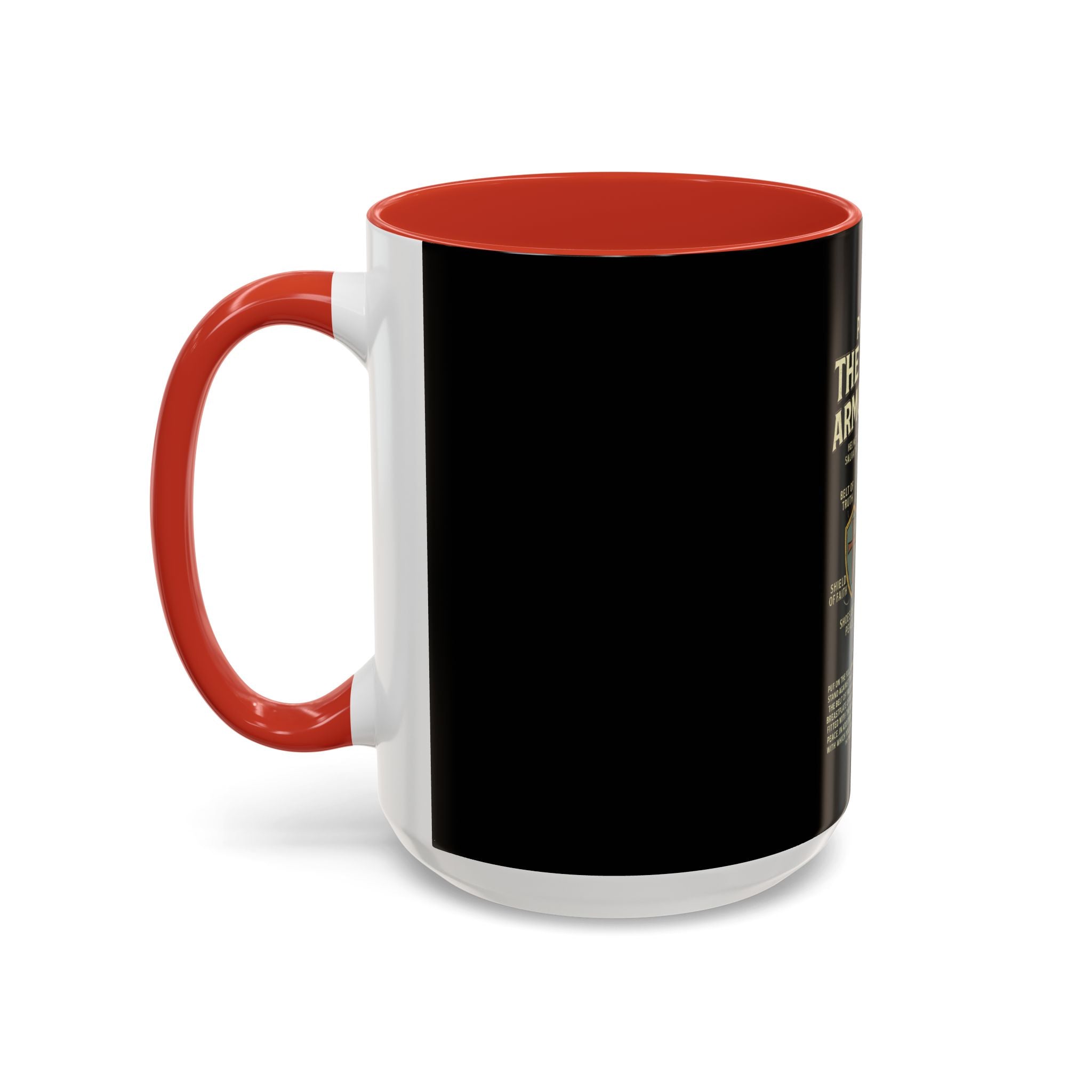 Faith-Inspired Black Coffee Mug