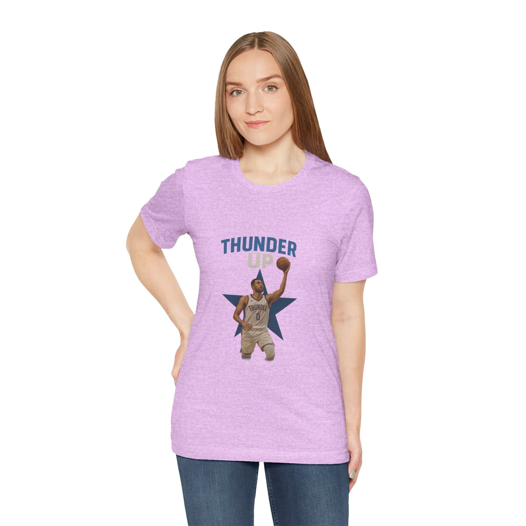 Thunder Up Basketball Tee
