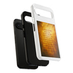 Inspirational Phone Case: Walk in Freedom and Fire