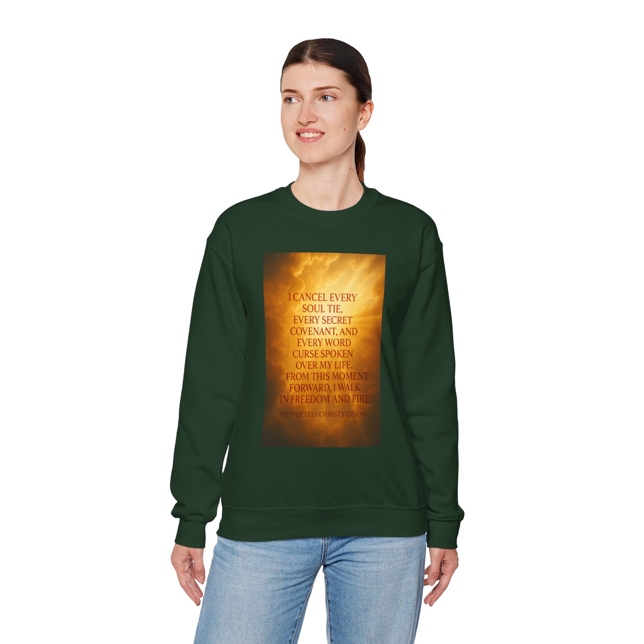 Inspirational Quote Crewneck Sweatshirt