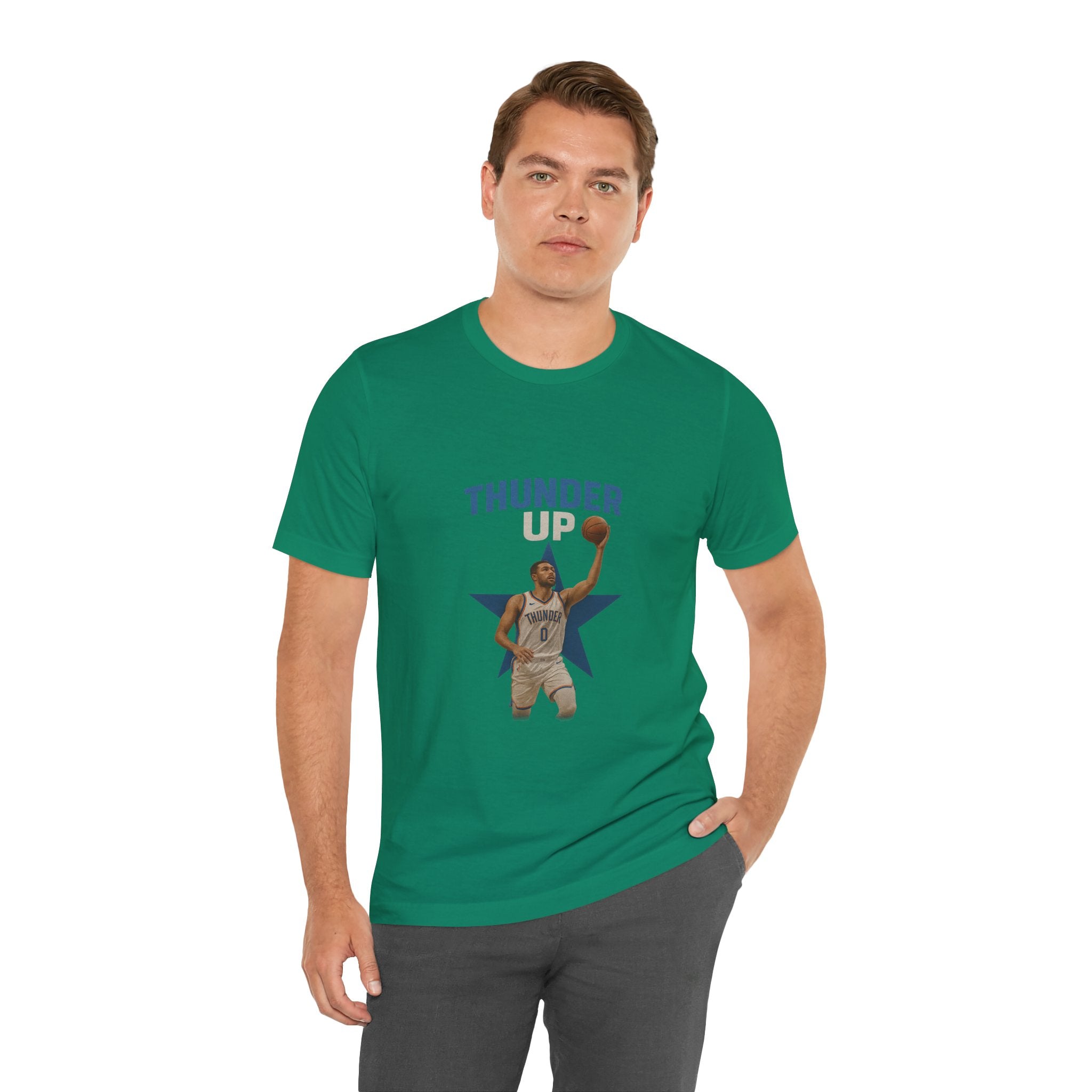 Thunder Up Basketball Tee