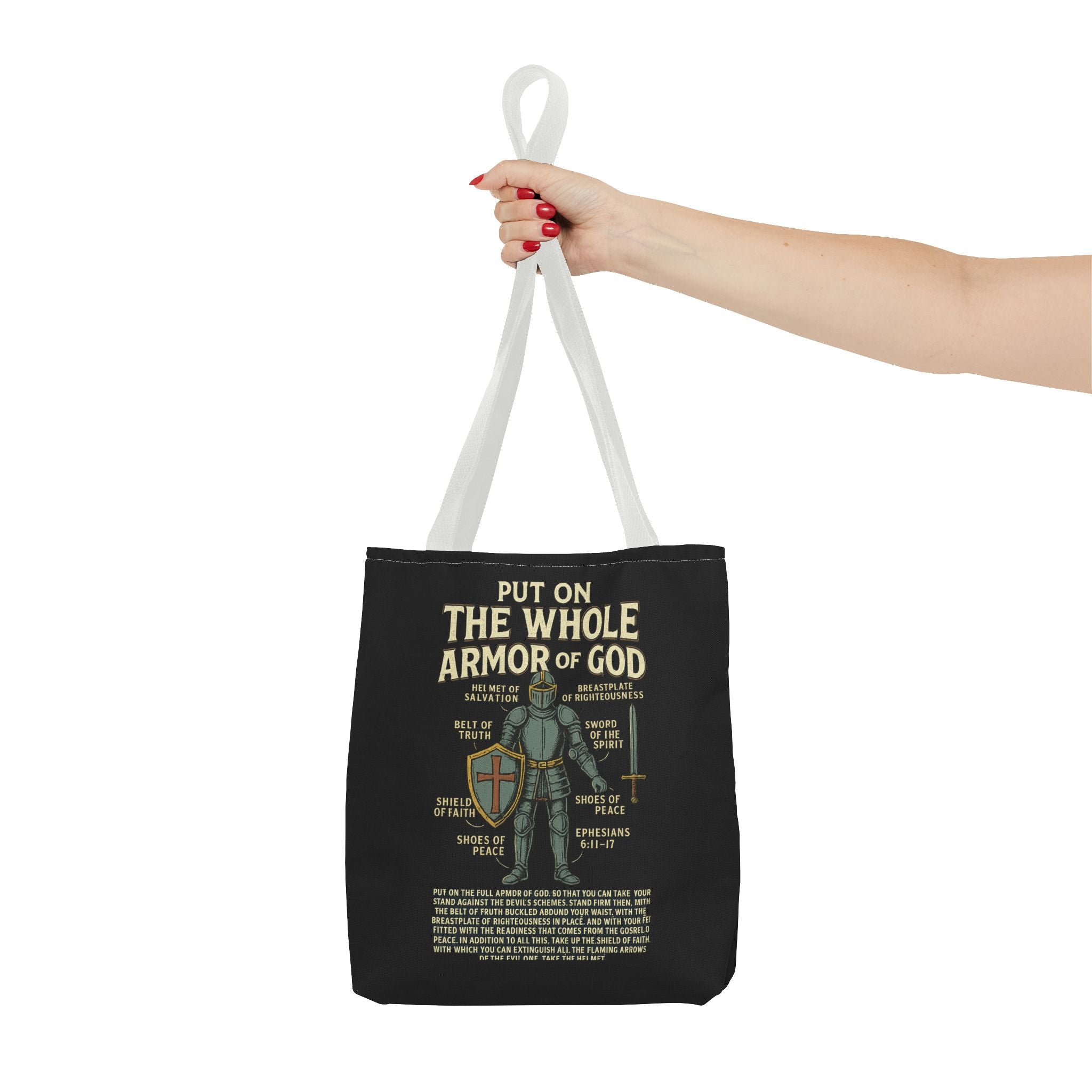 Inspirational Armor of God Tote Bag
