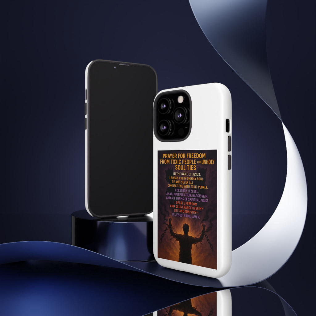 Tough Cases: Empowering Phone Case with Inspirational Prayer