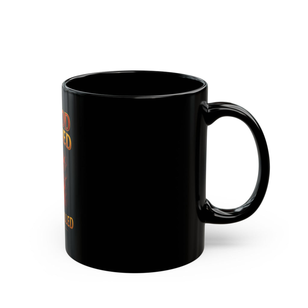Blood Washed Spirit Filled Black Mug