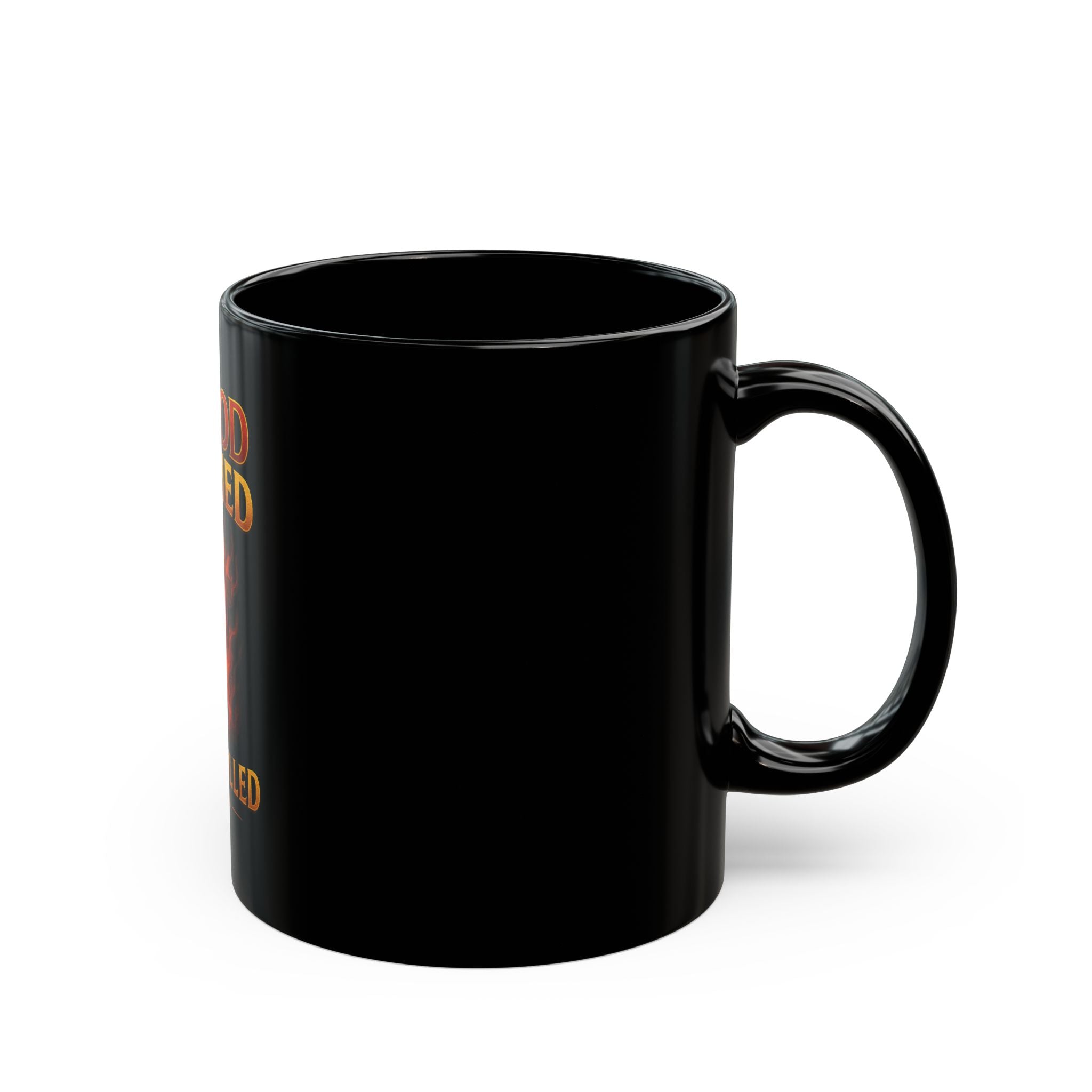 Blood Washed Spirit Filled Black Mug