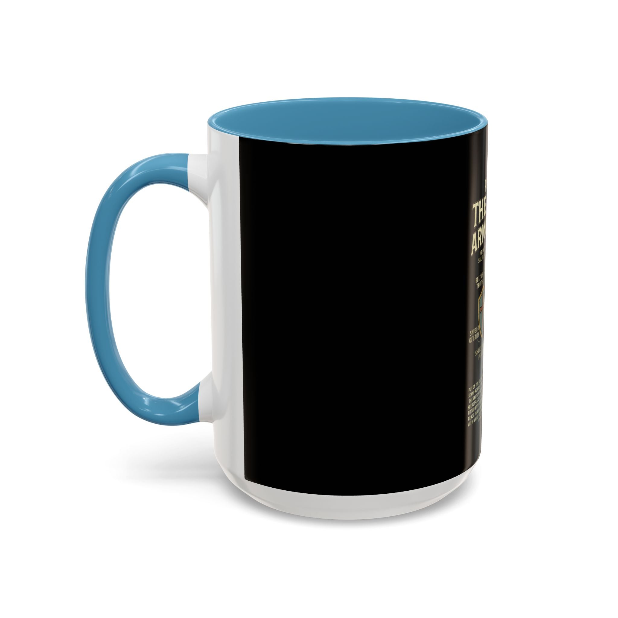 Faith-Inspired Black Coffee Mug