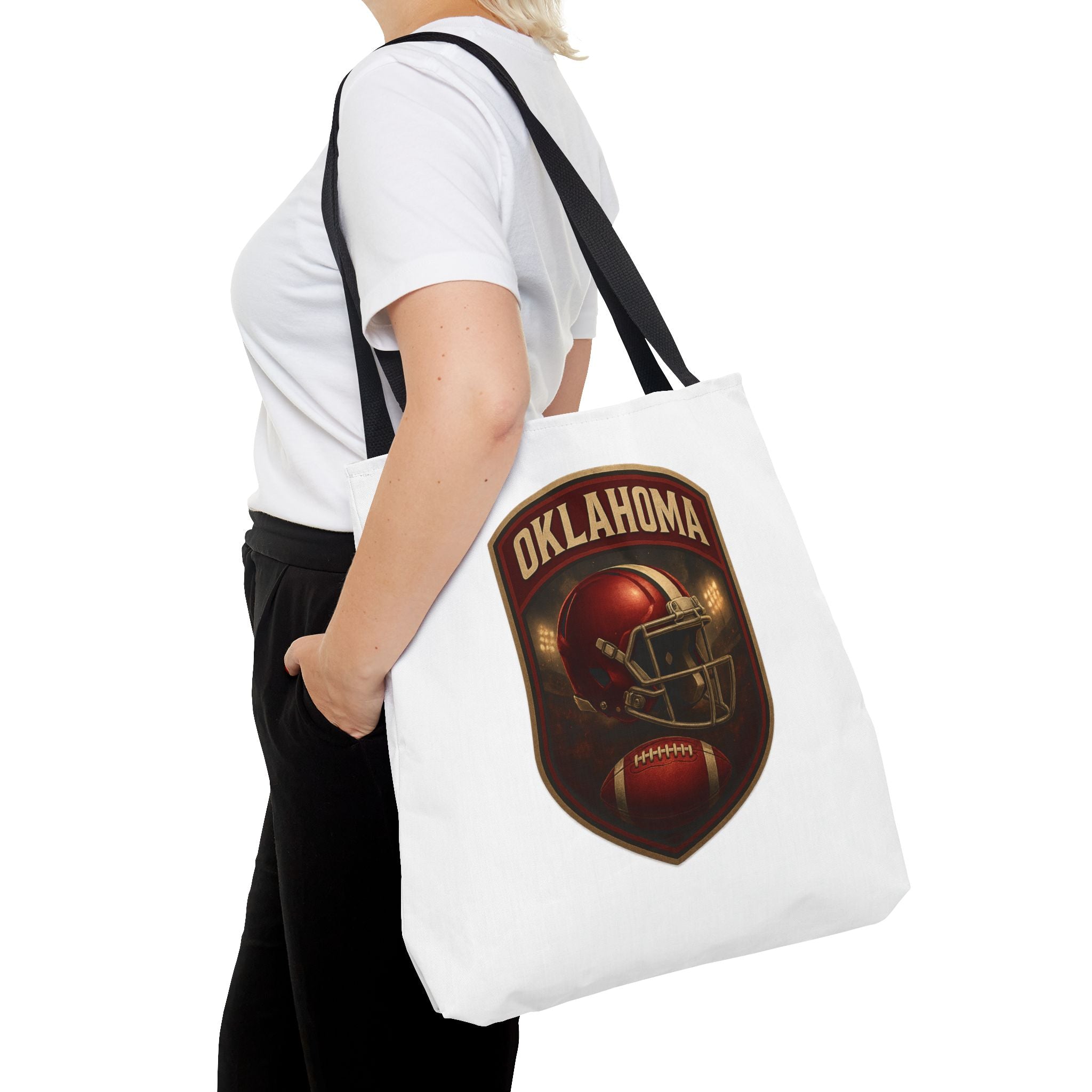Football Themed Tote Bag, Sports Tote