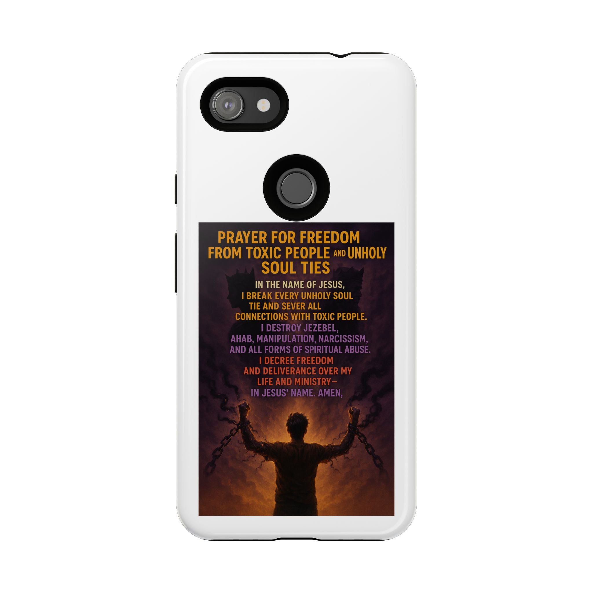 Tough Cases: Empowering Phone Case with Inspirational Prayer