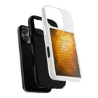 Inspirational Phone Case: Walk in Freedom and Fire