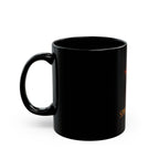 Spirit Filled Cross Black Mug