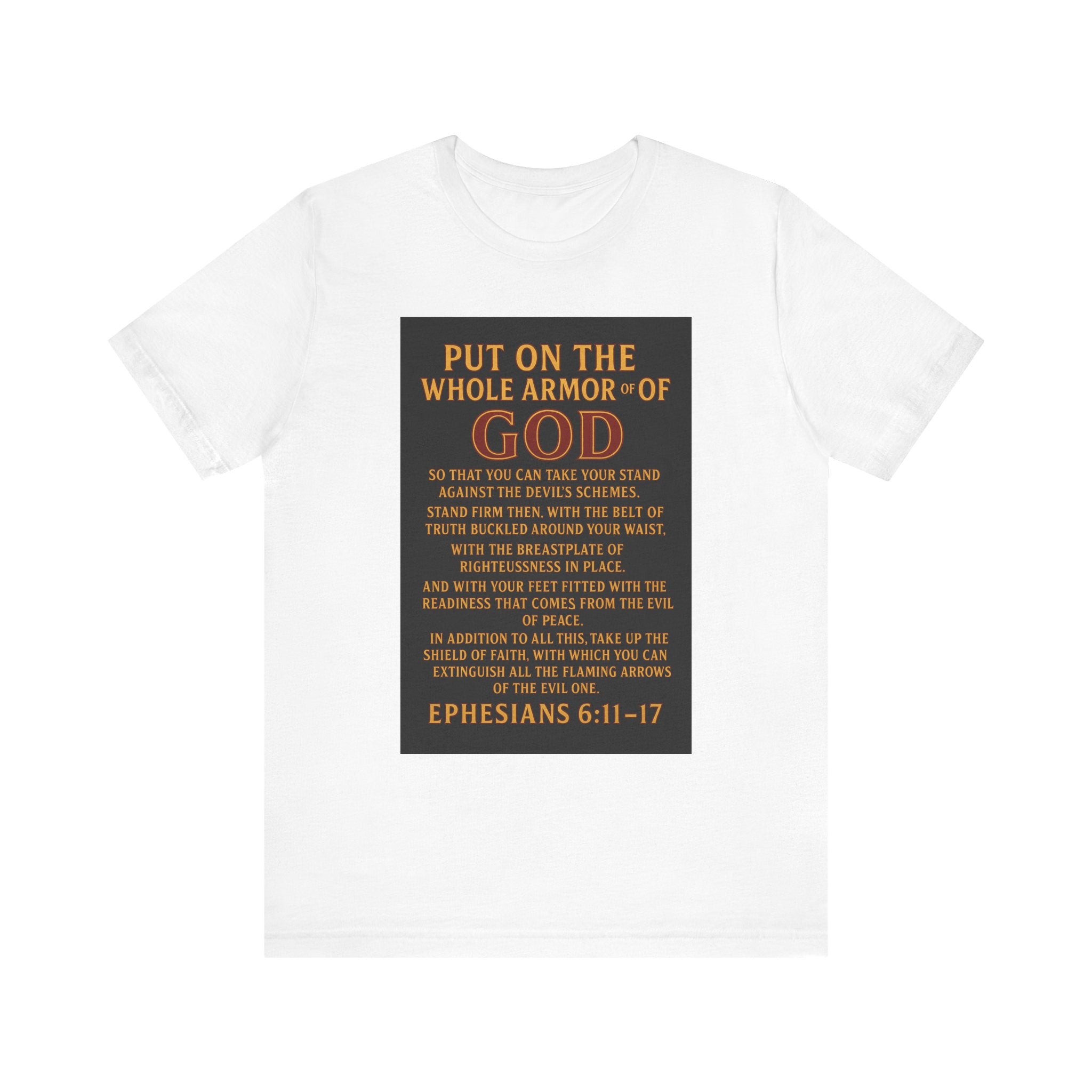 Faith-Inspired Short Sleeve Tee -Shirt