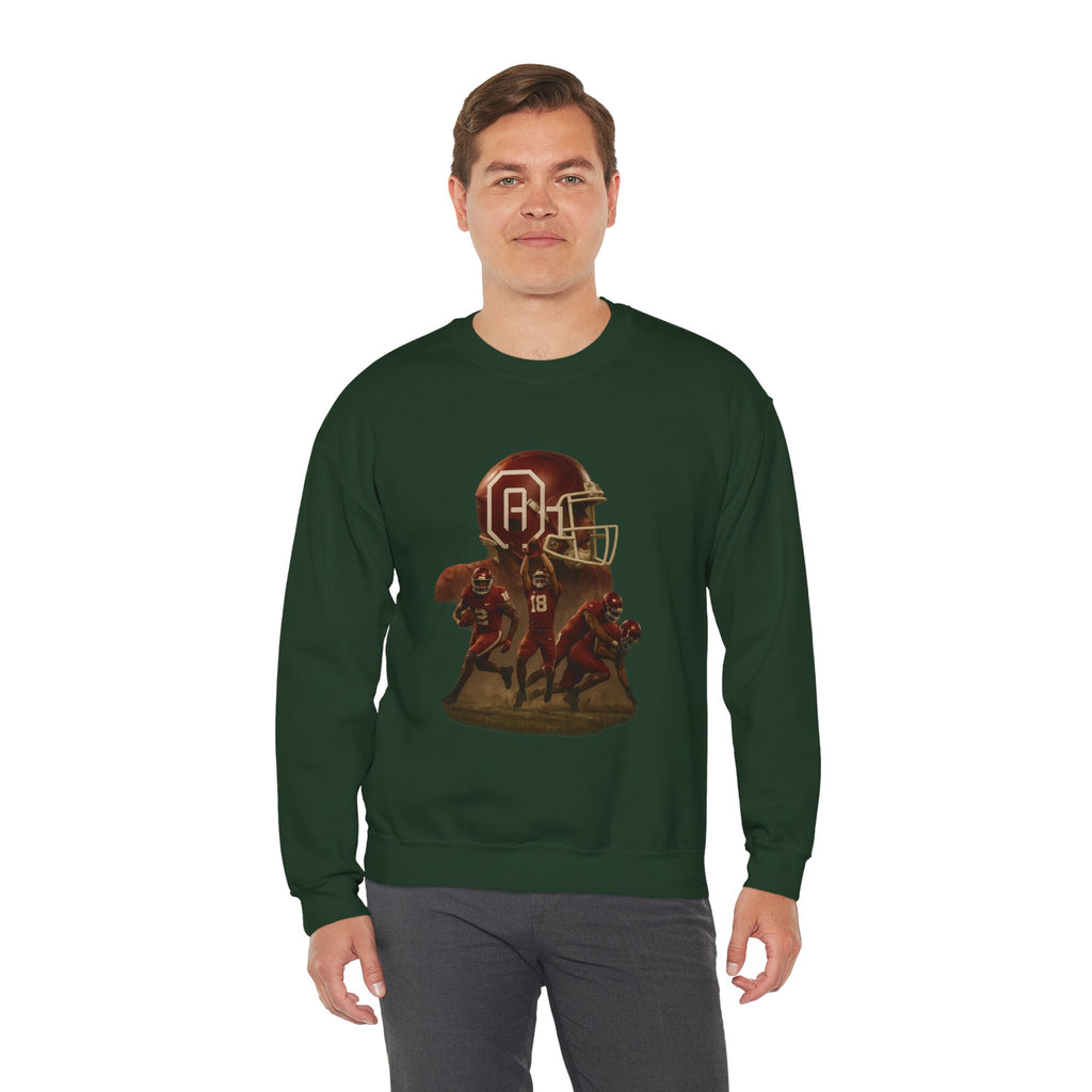 Vintage Football Crewneck Sweatshirt