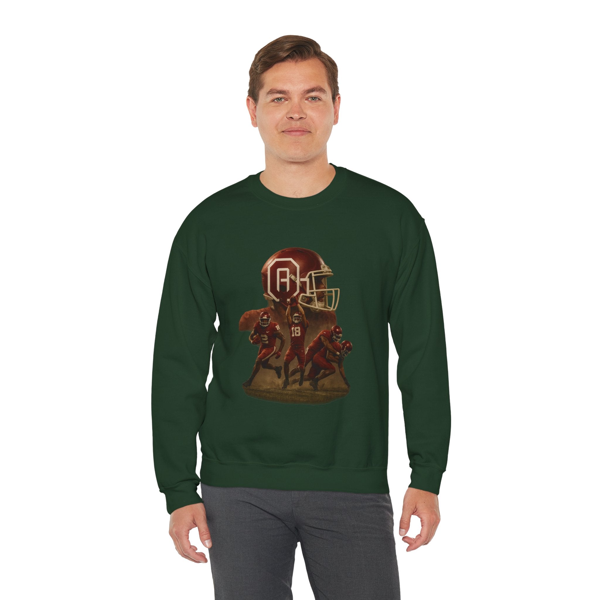 Vintage Football Crewneck Sweatshirt