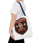 Oklahoma Pride Football Tote Bag