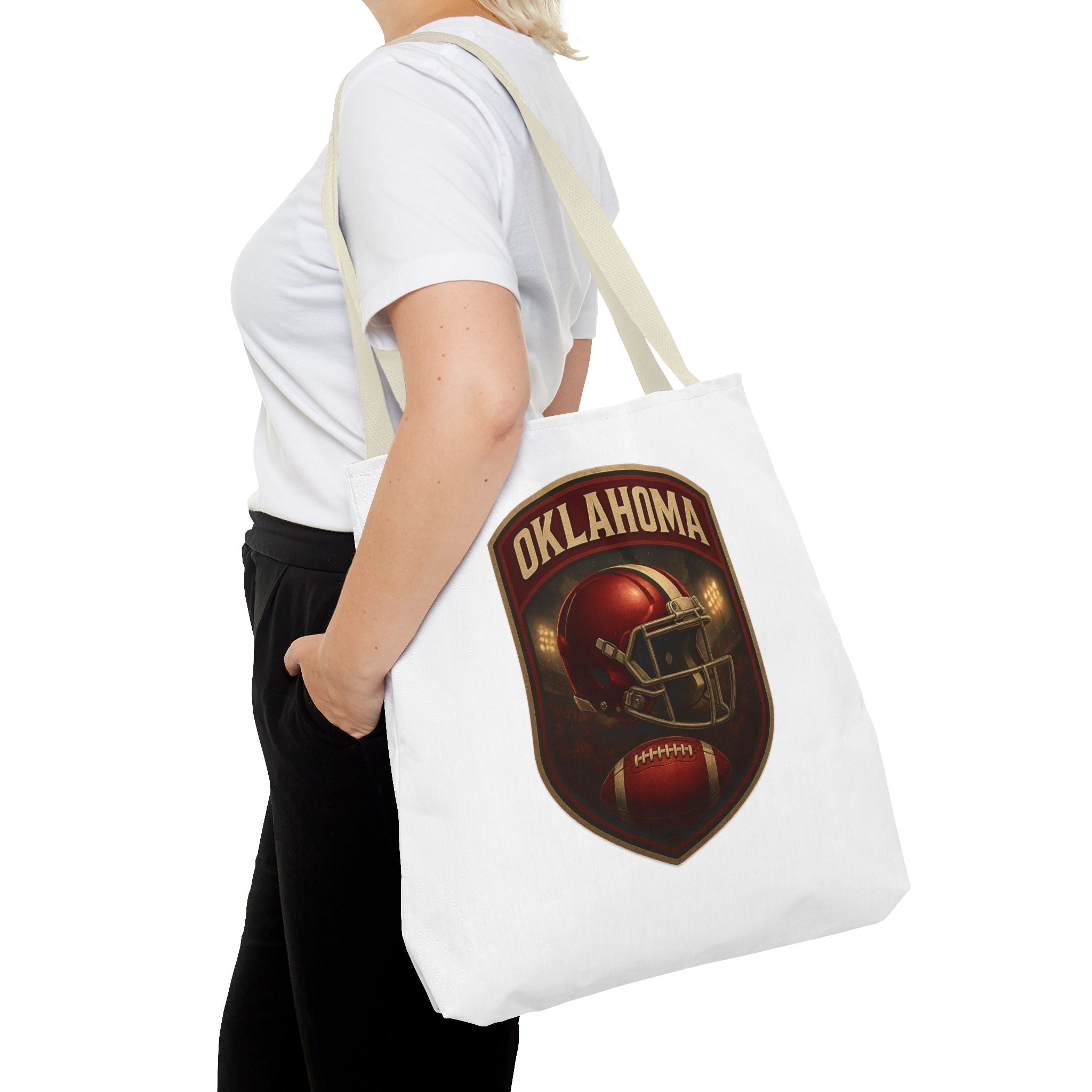 Football Themed Tote Bag, Sports Tote