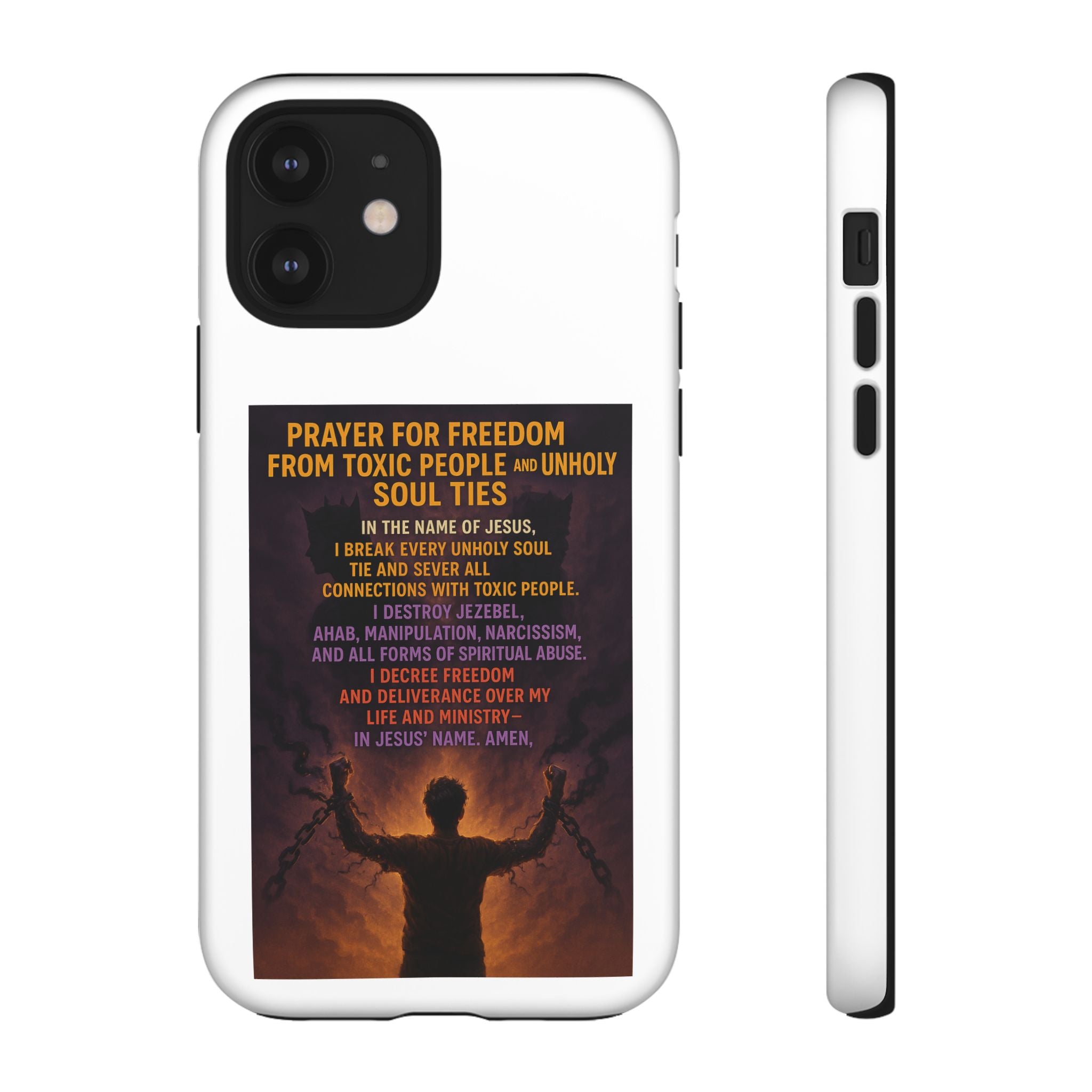 Tough Cases: Empowering Phone Case with Inspirational Prayer