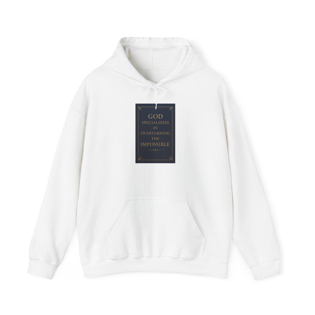 Inspirational God Quote Hoodie, Cozy Sweatshirt for Faith, Religion Gift, Spiritual Wear, Unisex Hooded Sweatshirt