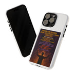 Tough Cases: Empowering Phone Case with Inspirational Prayer