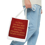 Faith-Inspired Tote Bag, Scripture Bag