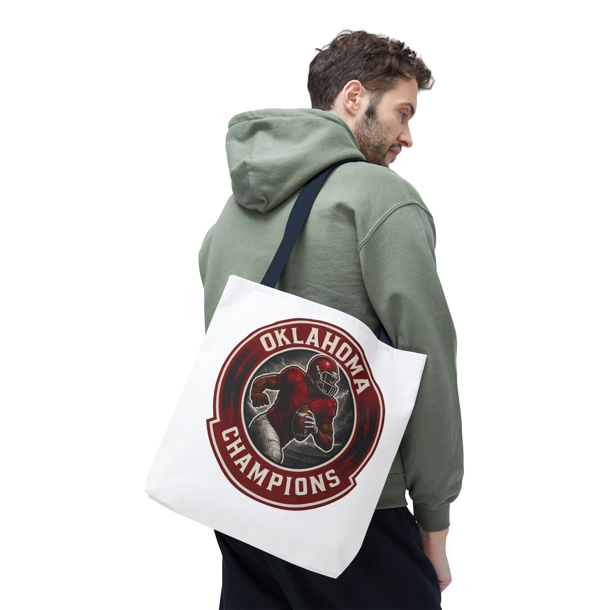 Oklahoma Champions Tote Bag, Sports Fan Tote