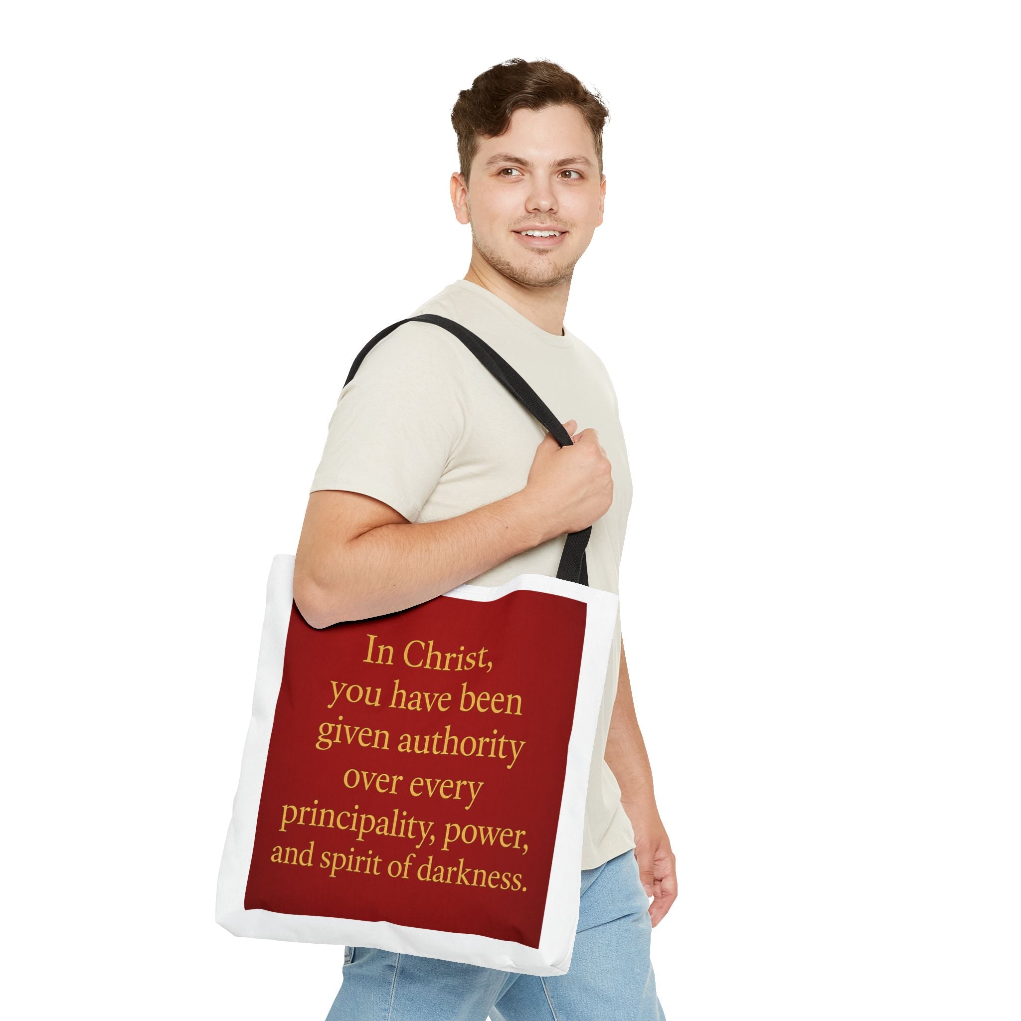 Faith-Inspired Tote Bag, Scripture Bag