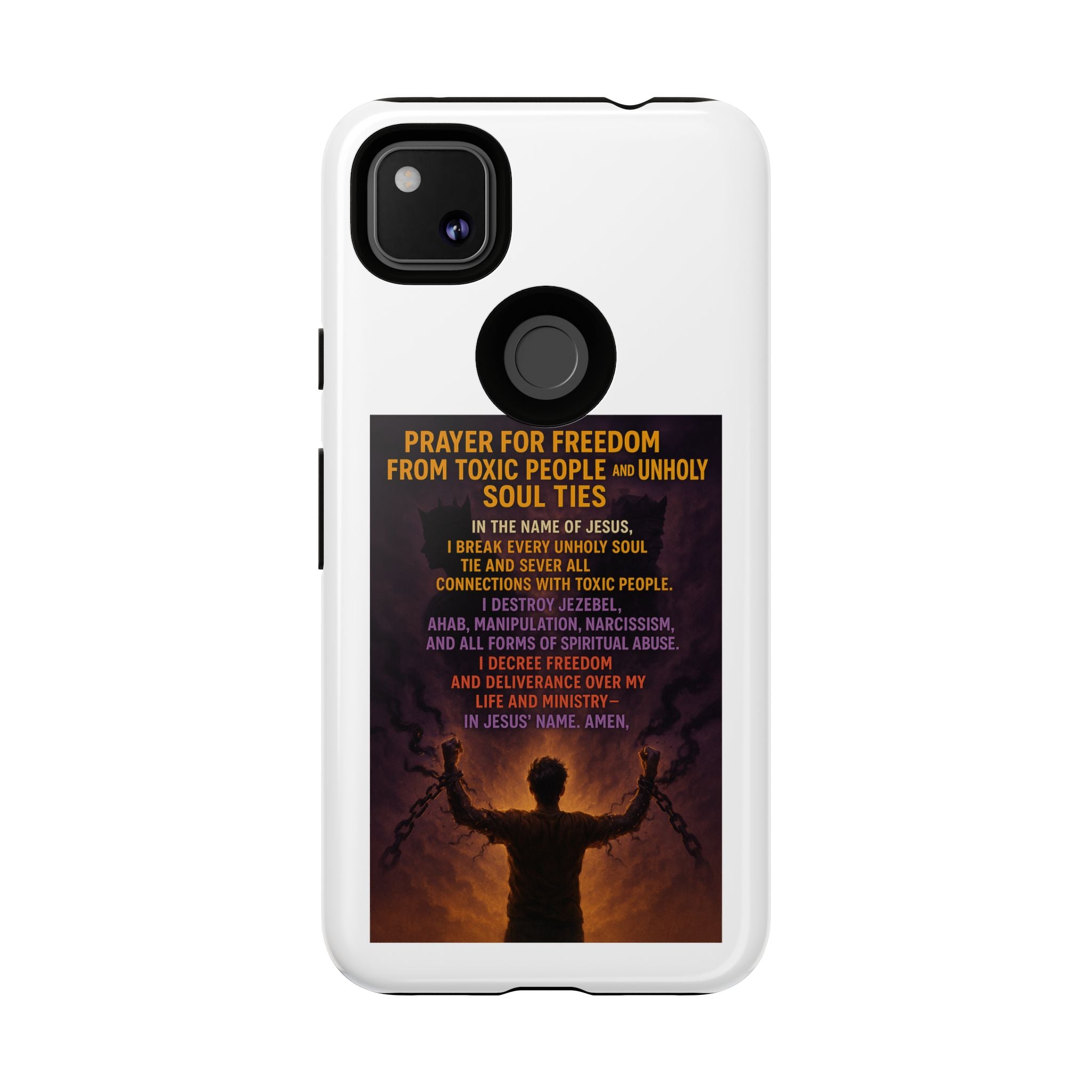 Tough Cases: Empowering Phone Case with Inspirational Prayer