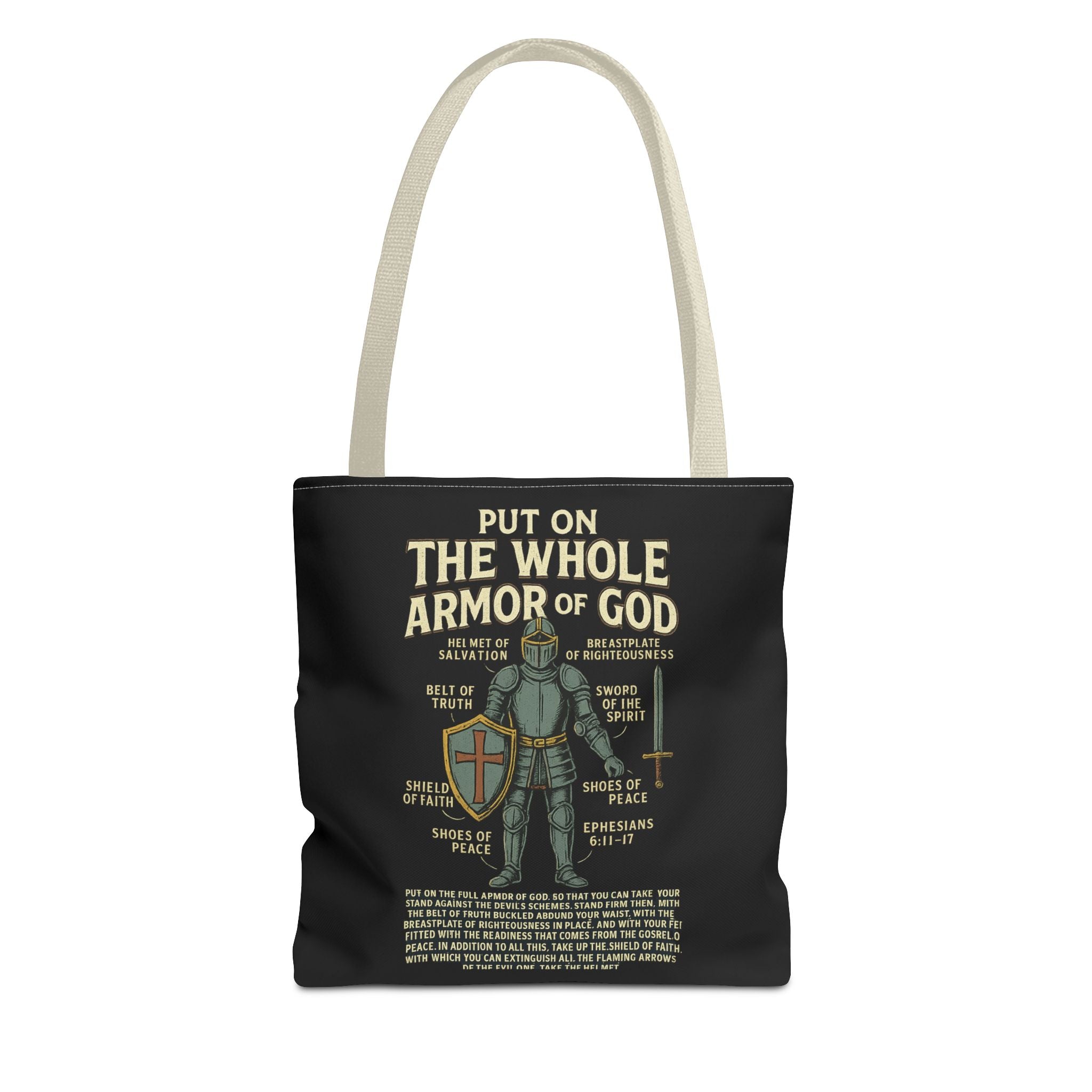 Inspirational Armor of God Tote Bag