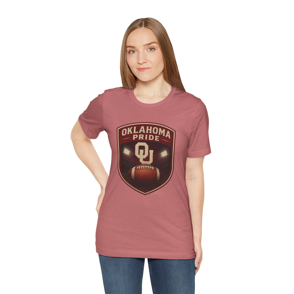 Oklahoma Pride Football Tee