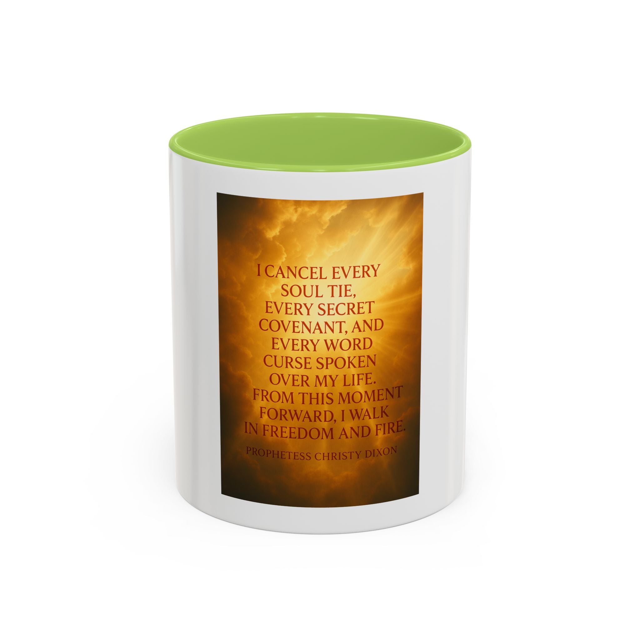 Inspirational Accent Coffee Mug